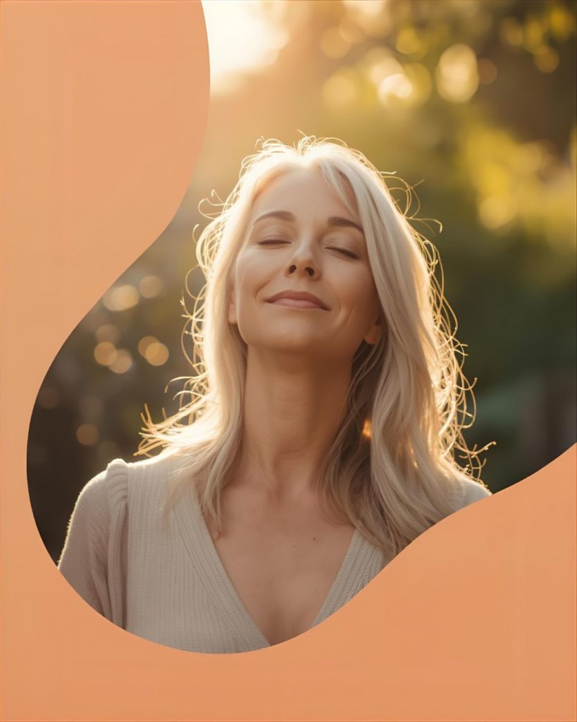 femme soulagée par ostéopathie